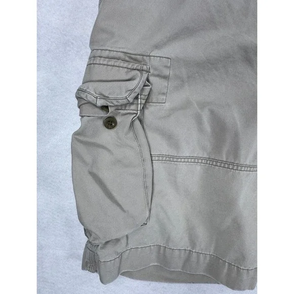 Polo Ralph Lauren Mens Cargo Shorts Size 48 Tan Khaki Cotton Classic Polo Chino - Picture 4 of 12